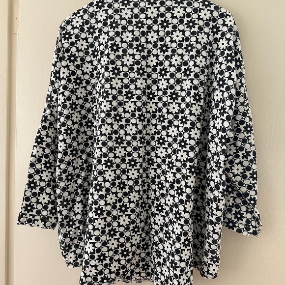 floral checkered snap button up shirt - Picture 6 of 6